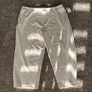 Cream Jogger Pants